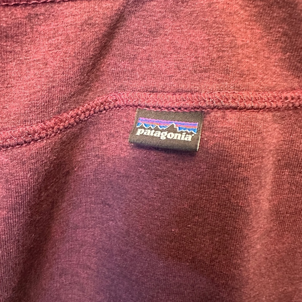 Patagonia‎ Size M Women’s Ahnya Jogger Pants Knit Organic Cotton Maroon #21971 - Picture 6 of 9